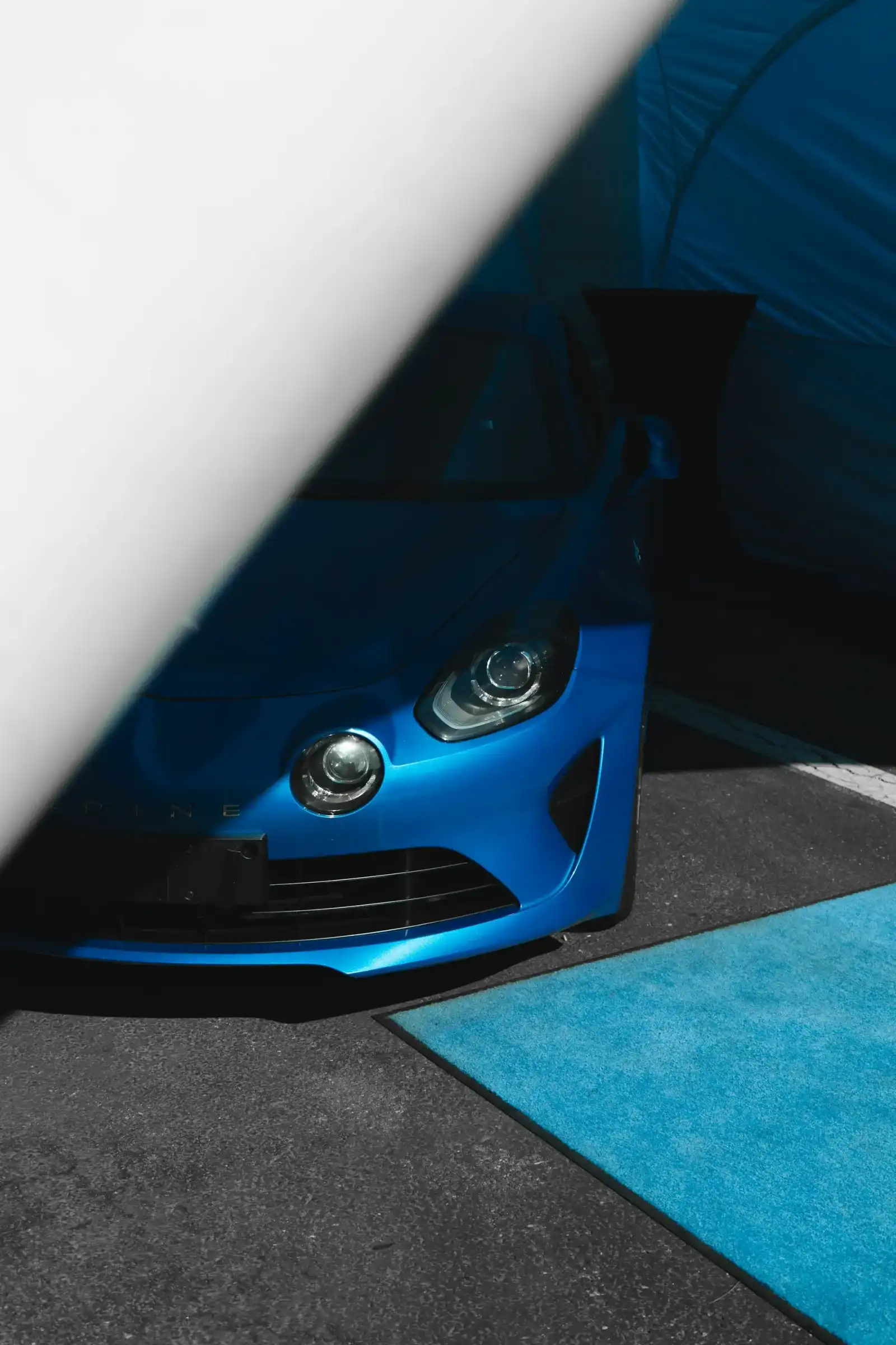 Alpine A110 bleue - Reprogrammation moteur Martigues